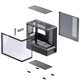 Case PC JONSBO M-ATX D200 Black – GPU 410mm| AIO 240mm| M-ATX